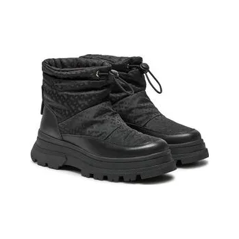 Dámské kozačky Boss Polokozačky Foster Bootie CBBNY 50523505 Černá 40