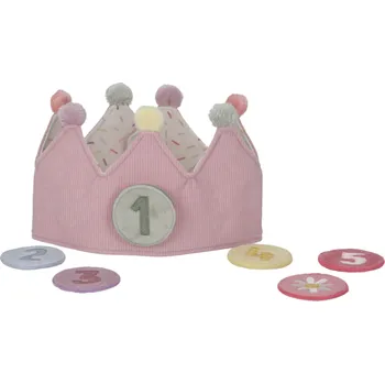 Little Dutch Narozeninová korunka s čísly Pink