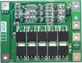 Elektronická stavebnice Ochranný obvod a balancér pro 3 Li-Ion články 18650