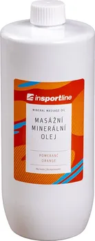 Masážní přípravek inSPORTline Masážní minerální olej pomeranč