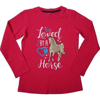 Dívčí tričko Dívčí triko Wolf S2242B tmavě růžové