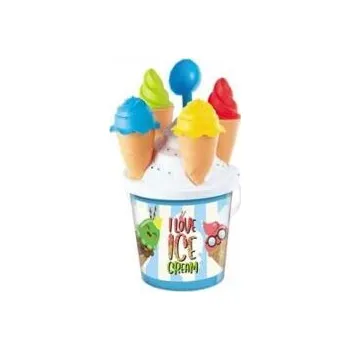 Hra na zahradu MONDO Sada na písek Zmrzlina modrá