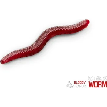 Rybářský háček 50ks - Gumová Nástraha Delphin B! StinxWorm 4cm Bloody