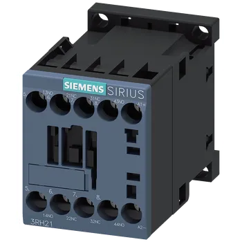 Stykač vazební pomocný stykač, 2 NO + 2 NC, DC 24V, S00, šroubová svorka, s diodou