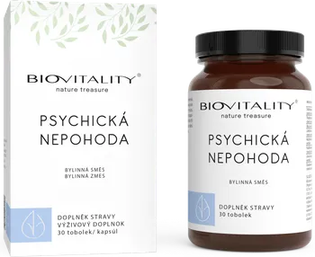 Přírodní produkt GREEN IDEA Biovitality Psychická nepohoda 30 tob.