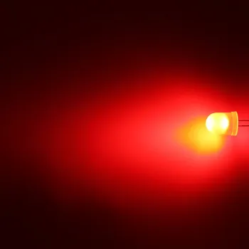 Hebei LED 10mm červená 105MR2D