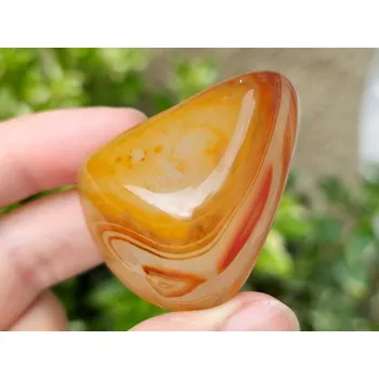 Sběratelství Sardonyx achát kámen 68g z Číny