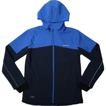 Chlapecká bunda Chlapecká softshellová bunda Wolf B2269 s fleecovou podšívkou modrá