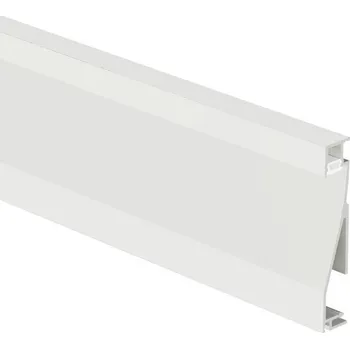 LED páska Ledshopik LED profil soklový KLUS OLIS bílý - LED profil OLIS bílý - 1m