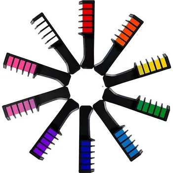 Foxter 2304 Hřeben s barevnými křídami na vlasy 10 barev