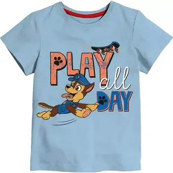 Chlapecké tričko dovoz EU Chlapecké tričko Paw Patrol světle modré