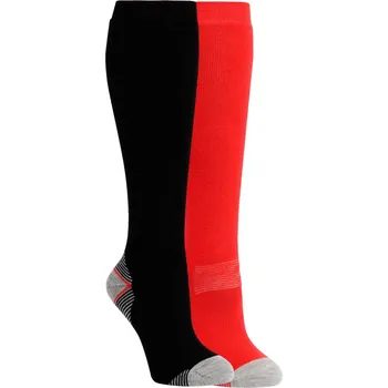 Pánské ponožky McKINLEY Rob lyžařské podkolenky 2 p - 0 - černá | červená - 36-38