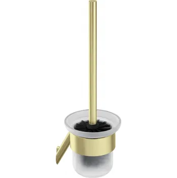 WC štětka DEANTE - Silia broušené zlato WC kartáč, nástěnný ADI_R711