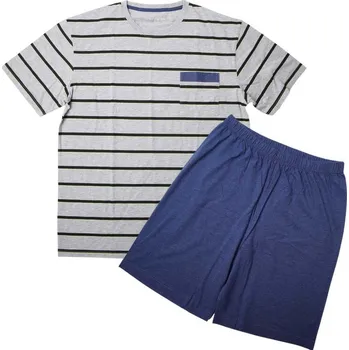 Pánské pyžamo Pánské letní pyžamo Wolf S2375B šedé