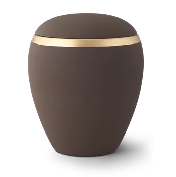 Smuteční dekorace Keramická urna Colour Line - Hnědá