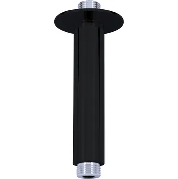 Tyč na sprchový závěs Slezák Rav držák stropní pro hlavovou sprchu 15 cm černá MD0311CMAT