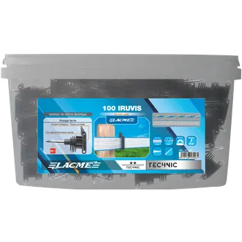 Pro koně Lacme Izolátor IRUVIS na pásku do 40 mm Počet: Box 100 ks + montážní hlavice