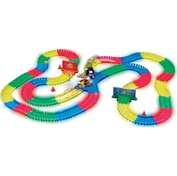 autodráha Flexibilní autodráha Magic Tracks Crash s autíčkem (Značka: KRUZZEL)