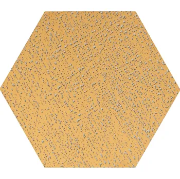 Stavební materiál Bihara gold hex - obkládačka inzerto šestihran 12,5x11 zlatá 6005408