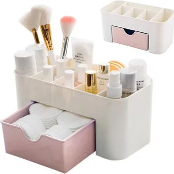 Úložný box Organizér na šperky se šuplíkem - růžový