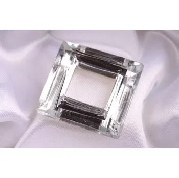 Dětské navlékací korálky Skleněný šaton 30x30mm - č.333