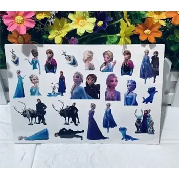 Odstranitelné tetování Dětské dočasné tetování - LEDOVÉ KRÁLOVSTVÍ - FROZEN (Značka: TAKARA TOMY)