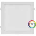Bílý vestavný LED panel hranatý 300 x 300mm 36W 24V RGB+CCT - T-LED - 102337 - 102337