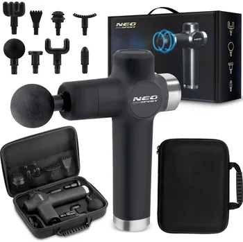 Masážní přístroj NEO Tools Masážní pistole - 8 nástavců, 2500 mAh | Neo Sport