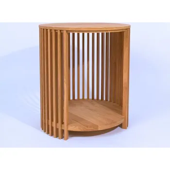 Noční stolek Kamohome Nízký noční stolek FILIGREE z masivu