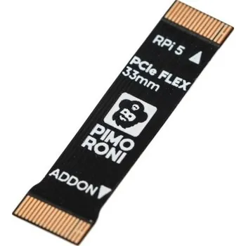 Datový kabel Pimoroni PCIe Flex kabel pro NVMe Base a Raspberry Pi 5, 33 mm