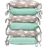 T-TOMI Polštářkový mantinel, grey/white clouds