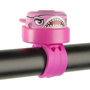 Zvonek na kolo CrazySafety Zvonek na kolo žralok růžovy