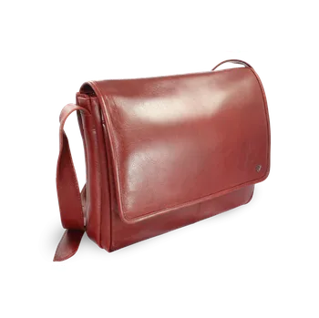 Arwel Červená kožená taška na notebook 212-6118-31