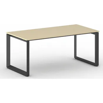 Psací stůl B2B Partner Kancelářský stůl PRIMO INSPIRE, 180x90 cm, černá podnož, bříza