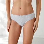 Blancheporte Sada 4 kalhotek midi s potiskem srdíček nám. modrá/modrá 50/52