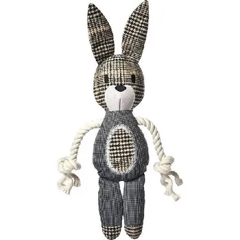 Hračka pro psa Petproducts Zajíc s lany 36 × 41,5 cm plyš