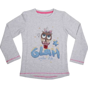 Dívčí tričko Dívčí triko Wolf S2041A šedé