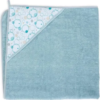 teploměr do vody pro miminko CEBA Osuška s kapucí Froté Printed Line 100 x 100 Bubbles Ceba