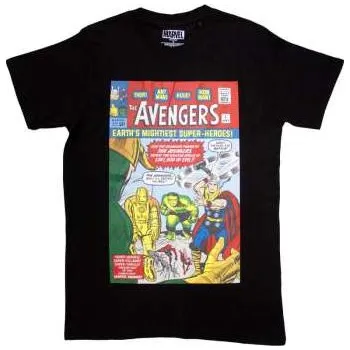 Merch Marvel Comics: Marvel Comics Unisex T-shirt: Earth's Mightiest... Comic Cover (x-large) XL