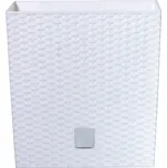 Prosperplast Květináč RATO LOW + vklad 26,6 cm bílá 26,2x26,2x26,6 cm, 15,8 l 15,8 l