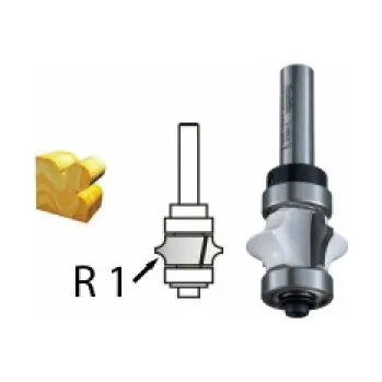 Příslušenství k frézce Fe Produkt Makita D-48826 Profilová fréza s ložiskem stopka 8 mm,25,4x13x61,2 mm STOP