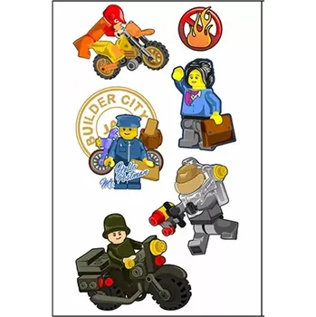 Odstranitelné tetování Dětské dočasné tetování - LEGO 3 (Značka: TAKARA TOMY)