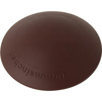 DOMINO Dveřní Zarážka plastová Hněď Ø40