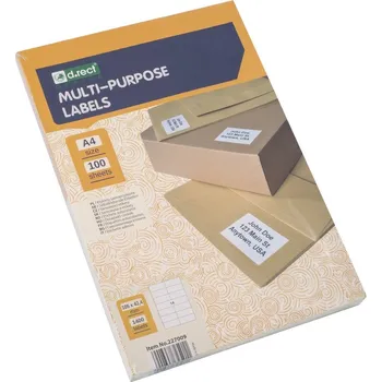 Speciální papír d.rect - etikety A4, 105 x 42,4 mm, 100 archů