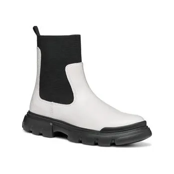 Dívčí tenisky Kozačky Geox J Junette Girl J46HVC 0BCNH C1M9B S Écru 37