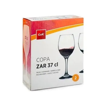 Sklenice SKLENICE NA ČERVENÉ VÍNO ZAR 370 ML, 2 KS