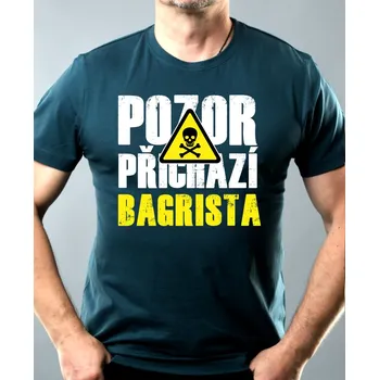 Pánské oblečení Pozor přichází BAGRISTA - Pánské tričko Basic - Nejoblíbenější - XL