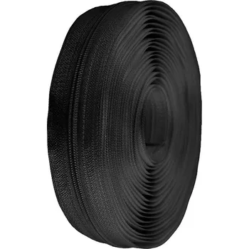 Zip spirálový No 3 metráž pro jezdce typu POL, barva 332 černá