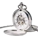 Šperky4U Mechanické kapesní hodinky otevírací - cibule - KH0049-ST