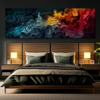 Obraz Obraz na plátně - Hloubky odhalující FeelHappy.cz Velikost obrazu (šířka x výška): 60 x 20 cm